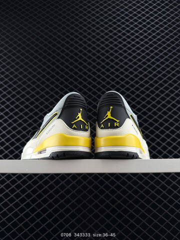 Jordan Legacy 312 Low Sail Grey Black Yellow EU 36-45 Basketball Shoe - Unisex BS-81090