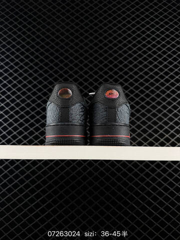 Nike Air Force 1 07 Black Dark Grey Red EU 36-45 Lifestyle - Unisex BS-70079