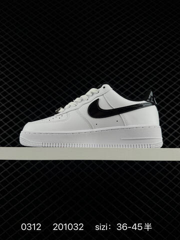 Nike Air Force 1 07 White Black EU 36-45 5 Lifestyle - Unisex (BS-72675)