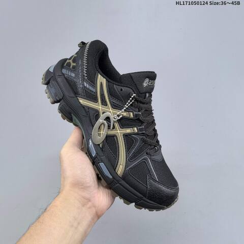 ASICS Gel-Kahana 8 Black Olive Brown EU 36-45 Trail Shoe Trail Running Sneakers - Unisex BS-69040