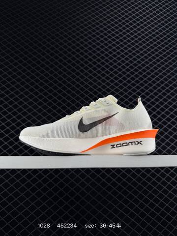 Nike ZoomX Vaporfly NEXT 4 White Black Orange EU 36-45 5 Running - Unisex (BS-74519)