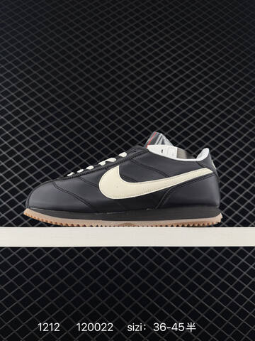 Nike Classic Cortez Nylon Black White Gum EU 36-45 Lifestyle - Unisex (BS-73749)