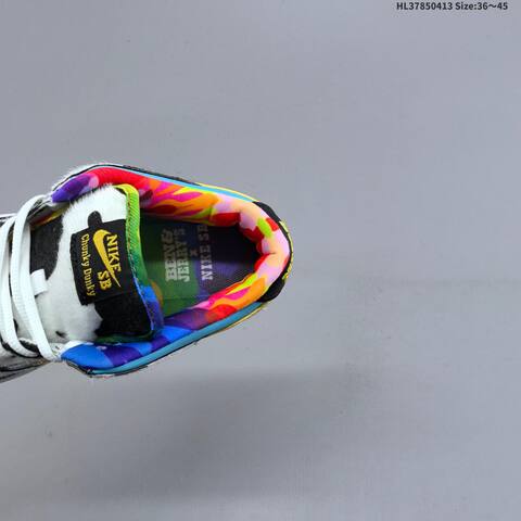 Nike SB Dunk Low Pro Blue Yellow Black White Green EU 36-45 Skate Shoe - Unisex (BS-60767)