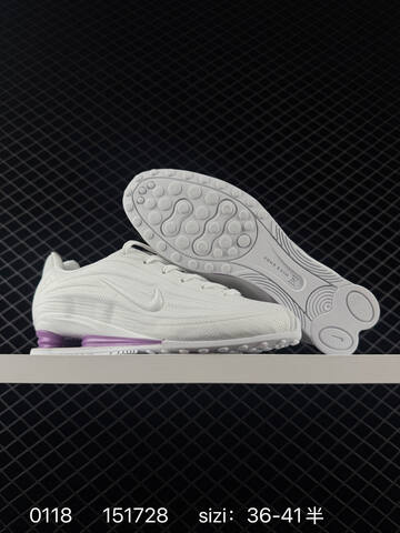 Nike Shox R4 White Purple EU 36-41 5 Running - Unisex (BS-73104)
