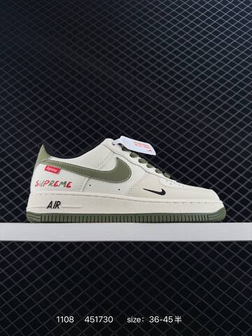 Nike Air Force 1 07 White Cream Navy Grey EU 36-45 Lifestyle - Unisex (BS-74311)