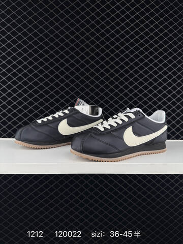 Nike Classic Cortez Nylon Black White Gum EU 36-45 Lifestyle - Unisex (BS-73749)