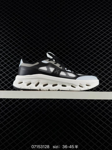 On Running Cloud 6 Coast Black White Grey EU 36-45 Running Shoe Running Sneakers - Unisex BS-85039
