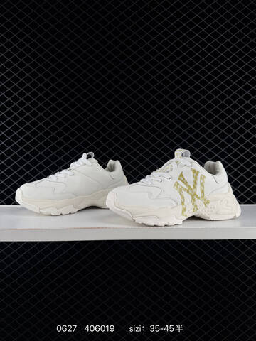MLB Big Ball Chunky Off White Gold EU 35-45 Sneaker Casual Sneakers - Unisex