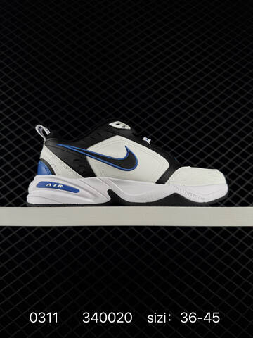 Nike Air Monarch 4 White Navy 36-45 Training - Unisex (BS-72691)