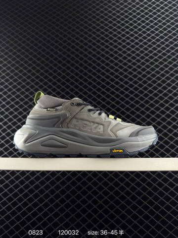 HOKA ONE ONE Kaha 3 Low GTX Grey Black Yellow EU 36-45 Trail Shoe Trail Running Sneakers Unisex BS-86475