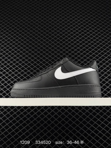 Nike Air Force 1 07 Black White 36-46 5 Casual - Unisex (BS-73777)