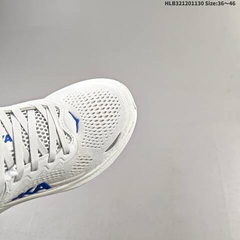 HOKA ONE ONE Bondi 9 White Blue Red EU 36-46 Running Shoe Running Sneakers - Unisex (BS-69440)