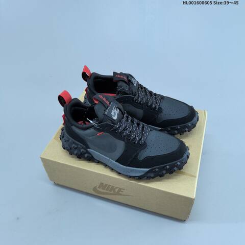 Nike Air Jordan 1 Element Gore-Tex Low Black Grey Red EU 39-45 Trail - Unisex (BS-65807)