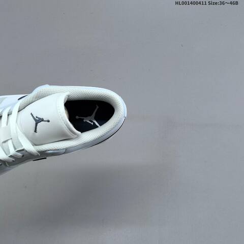 Jordan Air Jordan 1 Low White Light Blue Navy 36 46B Casual - Women's (BS-66244)