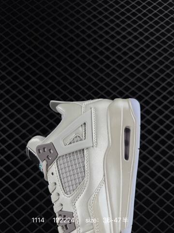 Jordan Air Jordan 4 Retro HV4401-015 Light Silver Grey White EU 36-47 Basketball Shoe - Unisex BS-80280