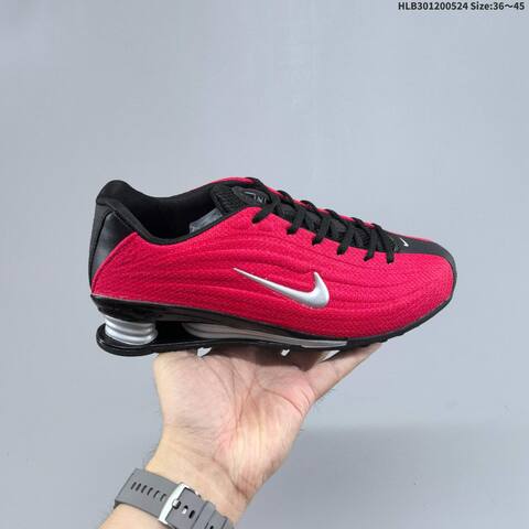 Nike Shox Z IQ7574-671 Black Red Silver White EU 36-45 Running Shoe - Unisex (BS-60144)