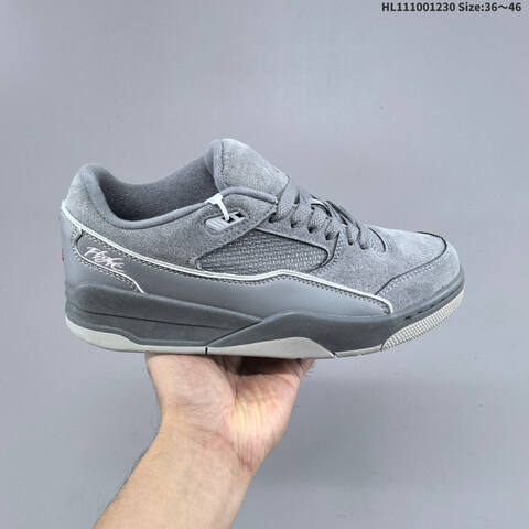 Jordan Flight Court Grey Red White 36-46 Casual - Unisex (BS-62320)