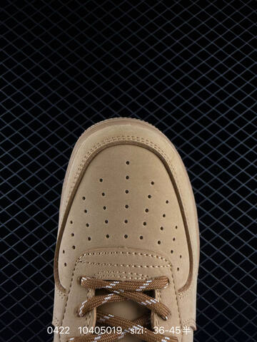 Nike Air Force 1 07 Wheat Flax Tan Light Brown With Gum Outsole EU 36-45 Half Sizes Available Lifestyle - Unisex BS-71935
