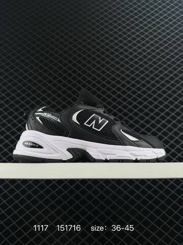 New Balance MR530 Light Grey Off White Black White EU 36-45 Sneaker - Unisex (BS-82586)