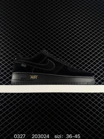 Nike Air Force 1 07 White Black EU 36-45 Skate - Unisex (BS-72408)
