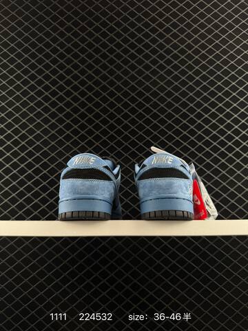 Nike SB Dunk Low Light Blue Black 36-46 Skate - Unisex BS-74252