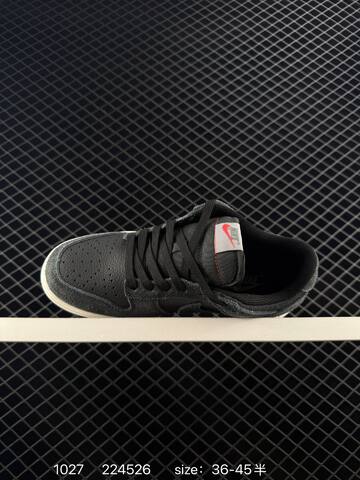 Nike Dunk Low Black Charcoal Gray White 36-45 Skate - Unisex (BS-74540)