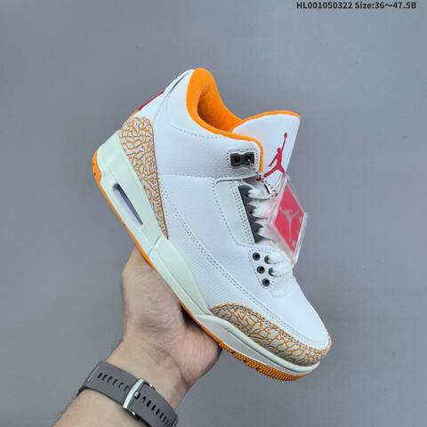 Air Jordan 3 Retro Orange Citrus AIR JORDAN 3 Aj3 Lifestyle BS-66476