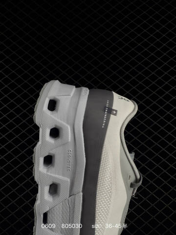 On Cloudmonster Hyper PAF White Light Grey Dark Grey EU 36-45 Running Shoe Running Sneakers - Unisex (BS-85182)