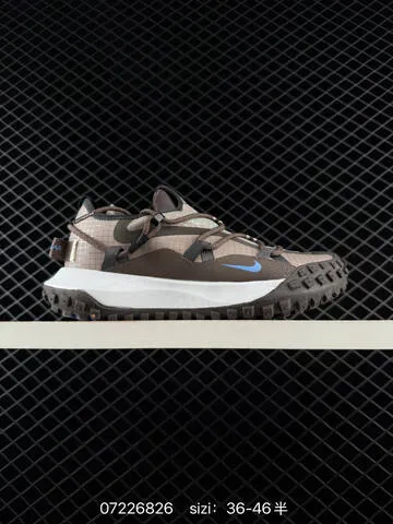 Nike ACG Mountain Fly Low GTX SE Brown Khaki White Blue EU 36-46 Trail - Unisex BS-70123