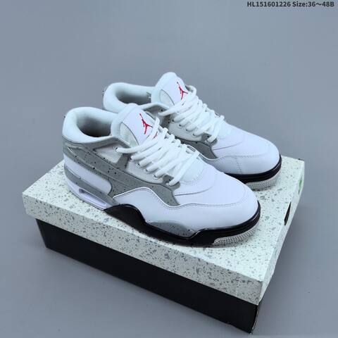 Jordan Air Jordan 4 RM White Grey Black Red EU 36-48 Basketball - Unisex (BS-67252)