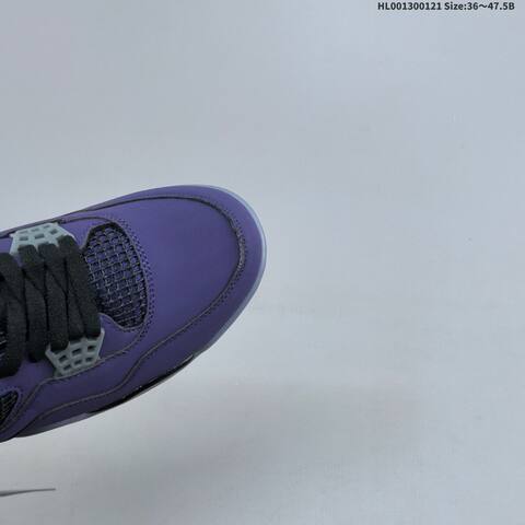 Jordan Air Jordan 4 Retro OG Imperial Purple Black Yellow EU 36-47 5 Basketball - Unisex (BS-66898)