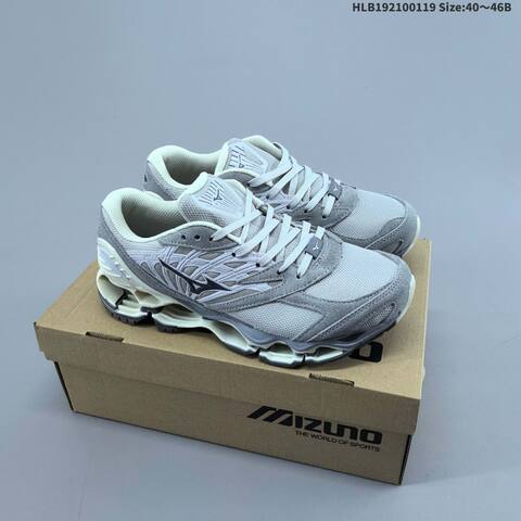 Mizuno Wave Prophecy LS Black Silver White Purple 40 To 46 Running Shoe Running Sneakers - Men's (BS-69850)