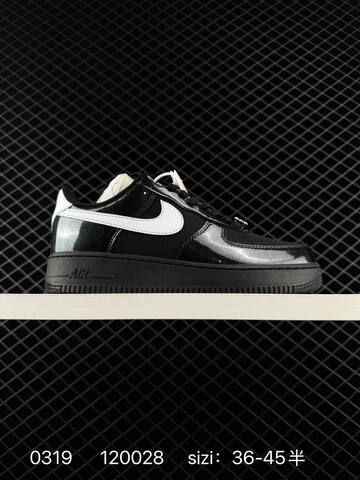 Nike Air Force 1 Low Black White EU 36-45 Casual - Unisex (BS-72592)