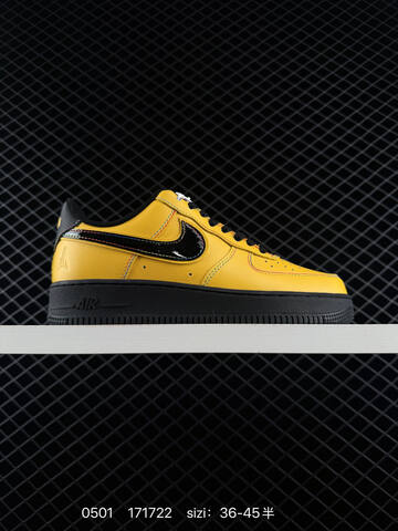Nike Air Force 1 07 Low GX Yellow Black EU 36-45 Lifestyle - Unisex (BS-71750)