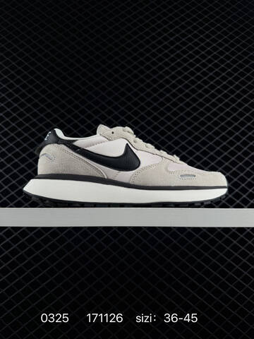 Nike Phoenix Waffle Black Grey Purple White EU 36-45 Lifestyle - Unisex BS-72454