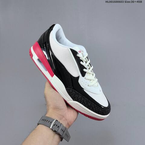 Jordan Air Jordan Ultra Low White Black Red 36 45B Basketball - Women s BS-65822