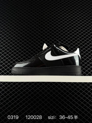 Nike Air Force 1 Low Black White EU 36-45 Casual - Unisex (BS-72592)