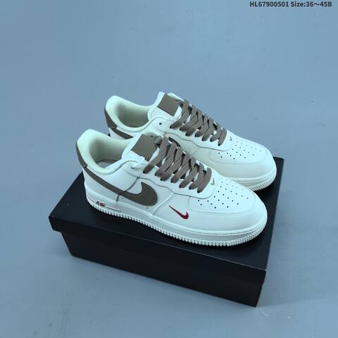 Nike Air Force 1 07 White Blue Navy White EU 36-45 Sneaker - Unisex (BS-60552)