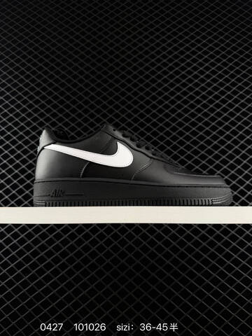 Nike Air Force 1 07 White Black 36-45 Casual - Unisex (BS-71825)