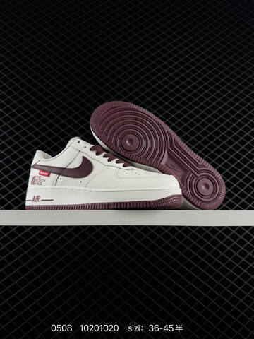 Nike Air Force 1 07 White Blue Black Red EU 36-45 Casual - Unisex (BS-71598)