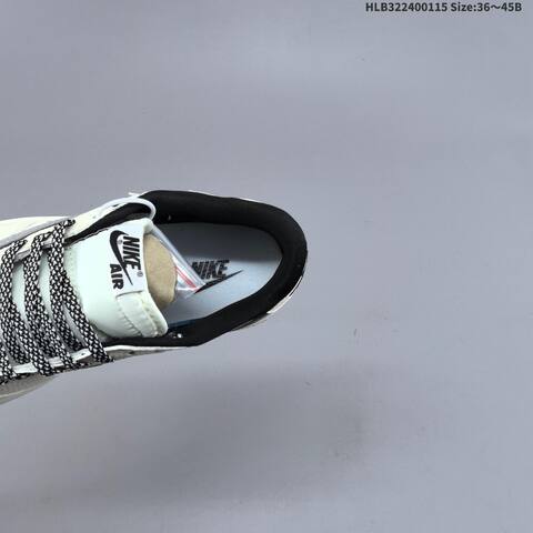 Nike Air Jordan 1 White Black Grey 36 45 Lifestyle - Unisex BS-66969