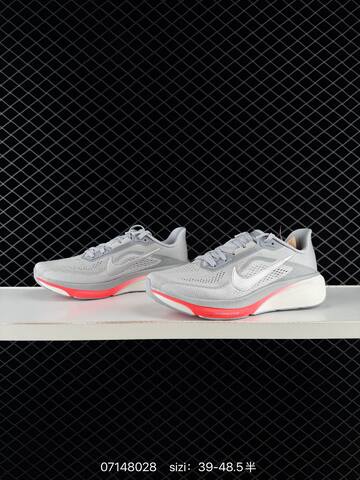 Nike Air Zoom Pegasus 42 ReactX Grey White Bright Red EU 39-48 5 Running - Unisex BS-70248