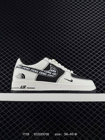 Nike Air Force 1 07 Low CDG Black White EU 36-45 5 Lifestyle - Unisex (BS-85462)