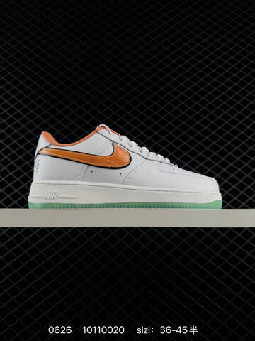 Nike Air Force 1 07 White Black Gum Brown EU 36-45 Sneaker - Unisex (BS-70577)