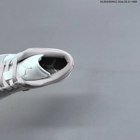 Jordan Air Jordan 1 Low White Light Grey Pink 35 5-46 Basketball - Unisex (BS-66241)