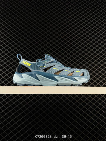 HOKA ONE ONE Hopara Black Dark Grey EU 36-45 Sandal Casual Sneakers - Unisex (BS-86143)