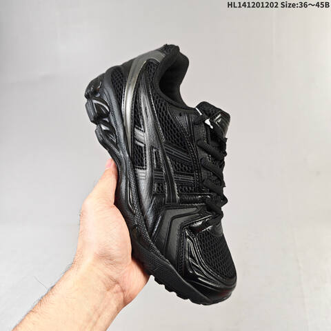 ASICS Gel Kayano 14 Triple Black EU 36 To 45 Running Shoe Running Sneakers - Unisex (BS-69191)
