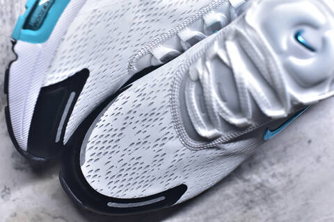 Nike Air Max 270 Premium IO9883-103 White Black Blue Grey Running Shoe BS-59821