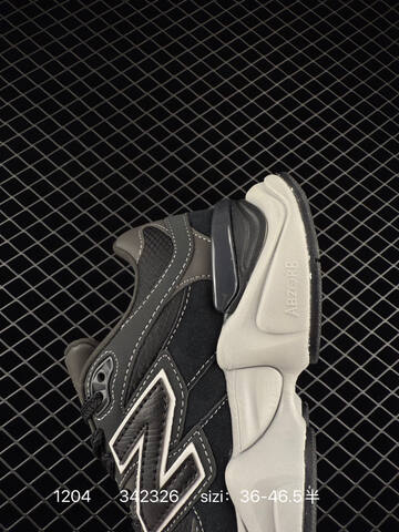 New Balance 9060 Black Grey White EU 36-46 5 Sneaker - Unisex (BS-82526)