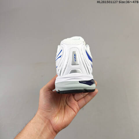 ASICS Gel Sekiran White Silver Blue EU 36-47 Running Shoe Running Sneakers - Unisex (BS-69222)